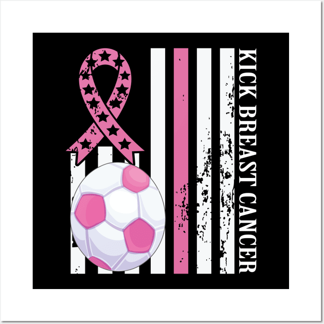 Kick Breast Cancer Awareness Soccer Pink Ribbon